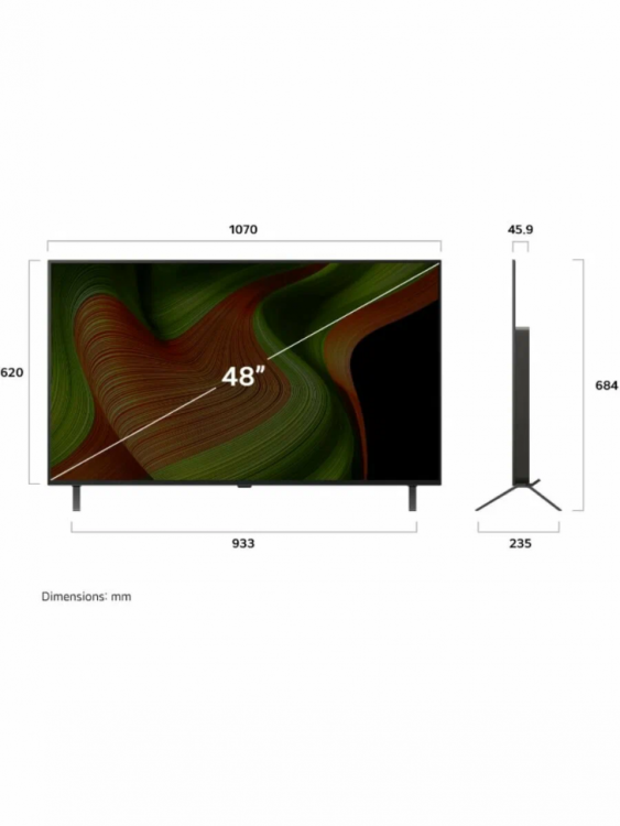 Телевизор LG OLED48B5RLA.ARUG