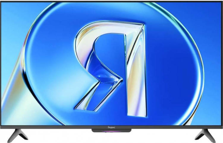 Телевизор Яндекс ТВ Станция Бейсик QLED с Алисой 55" (YNDX-00080)